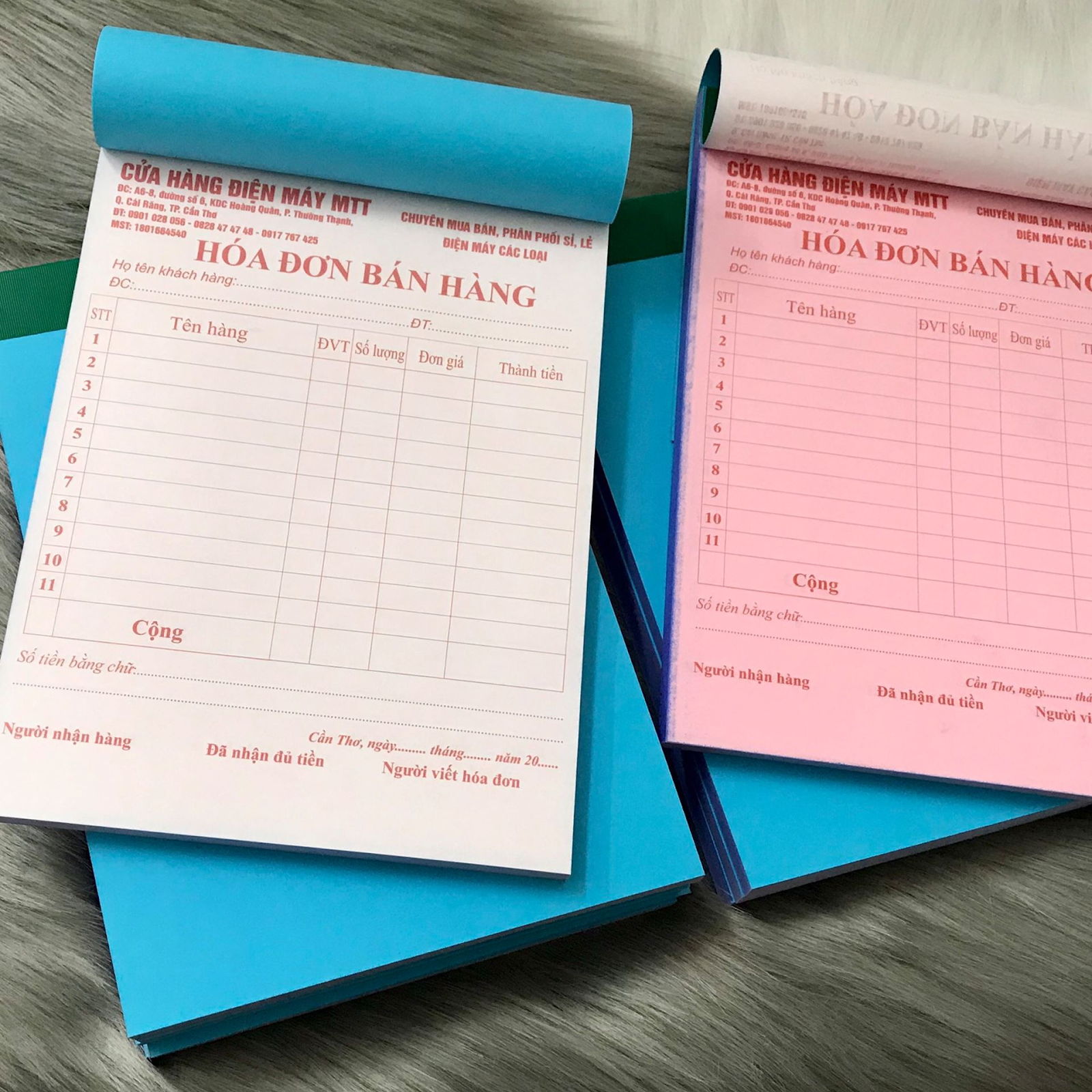 BÁO GIÁ IN HÓA ĐƠN A4